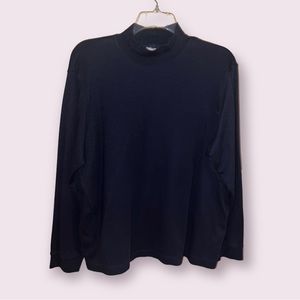 Vintage Black Hastings & Smith Women Turtleneck
